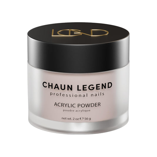Chaun Legend Acrylic Powder, 2oz Long Lasting Salon Quality, Bubble Free, Self Leveling Professional Manicures, Fake Nails, Carving & Extensions
