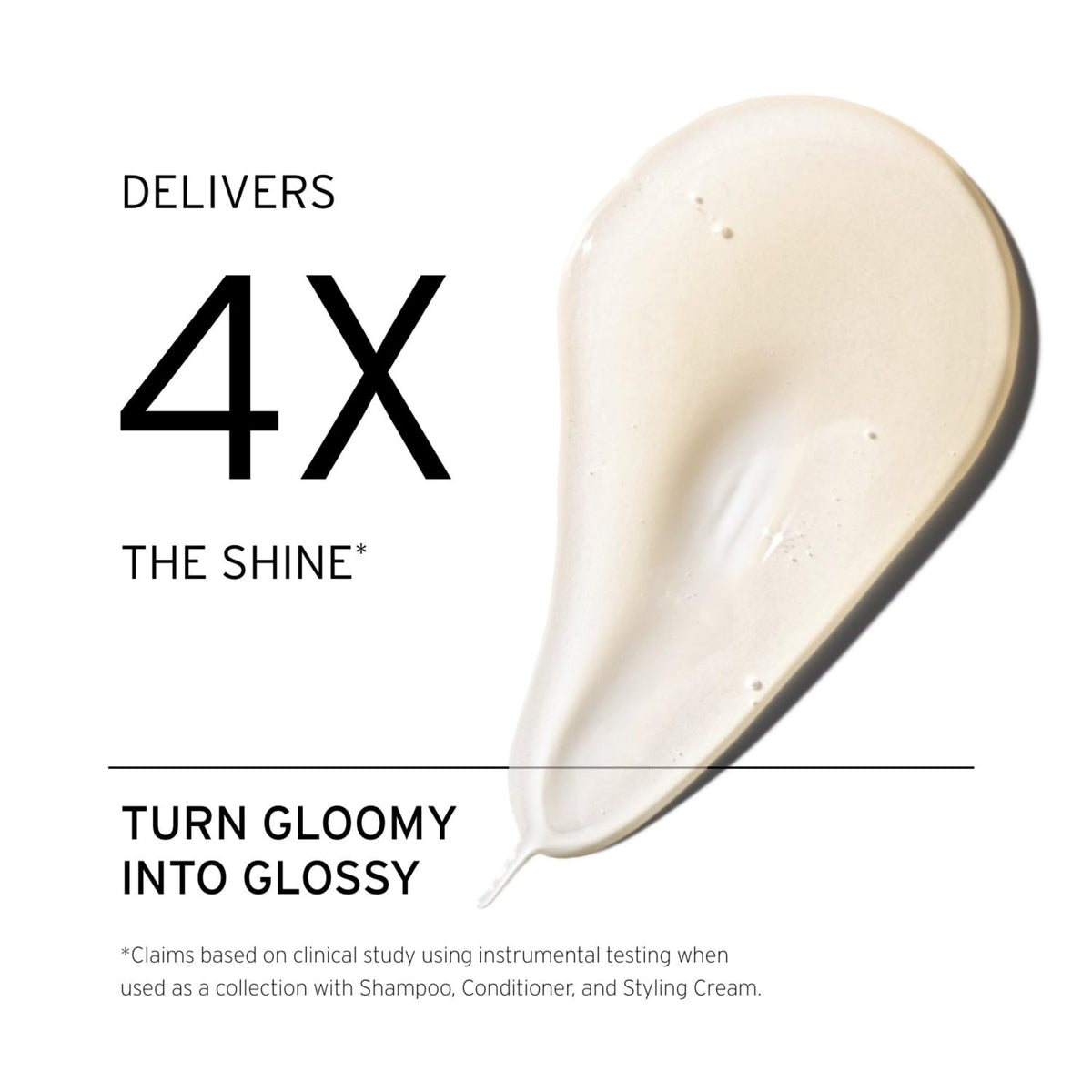 FEKKAI Brilliant Gloss Shampoo - 1 Liter - Transforms Hair with 4X Shine - Free of Sulfates, Parabens, Phthalates - Vegan, Cruelty-Free