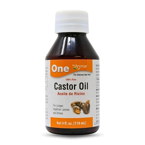 Arymar Castor Oil Aceite de Ricino Made in USA 100% Pure 4 fl oz 118 ml One (4 fl oz) Beauty & Personal Care Arymar