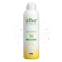 Alba Botanica Sensitive Sunscreen Spray SPF 70, 5 Oz Beauty & Personal Care Alba Botanica