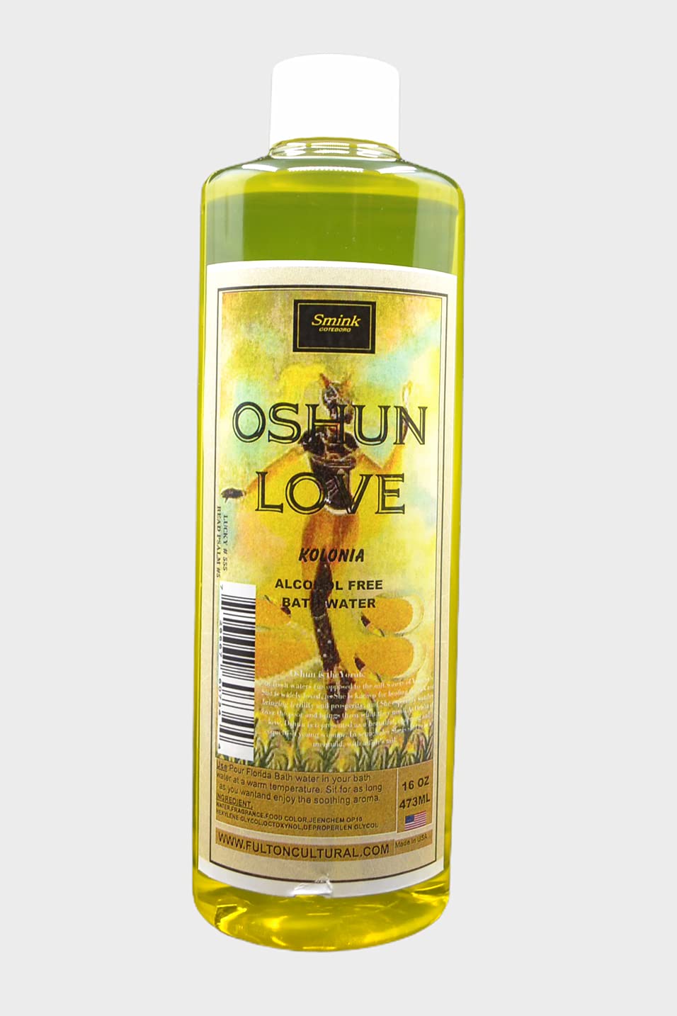 Smink Oshun Bath Water (16 oz) - Alcohol-Free Bath Oil for All Ages Beauty and Personal Care smink göteborg