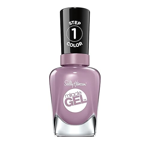 Sally Hansen Miracle Gel™, Street Flair, Long Lasting, Gel-Like Formula, No UV Lamp Needed, Purple Nail Polish Beauty & Personal Care Sally Hansen