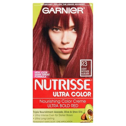 Garnier Nutrisse Ultra Color [R3] Light Intense Auburn 1 Each (Pack of 3) Beauty & Personal Care Garnier