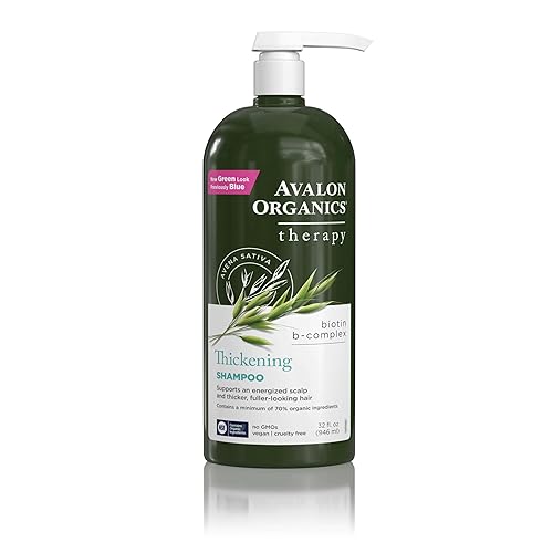 Avalon Organics Therapy Biotin B-Complex Thickening Shampoo, 32 oz Beauty & Personal Care Avalon Organics