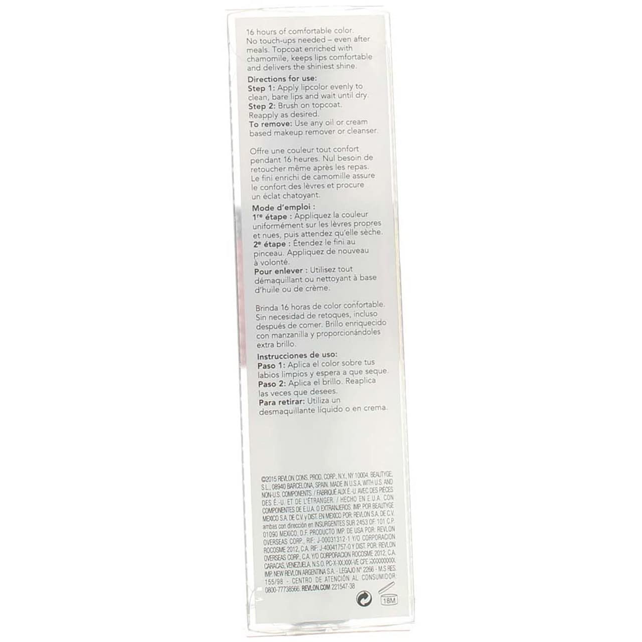 Revlon Colorstay Overtime Lipcolor Always Sienna (2-Pack) Beauty & Personal Care REVLON