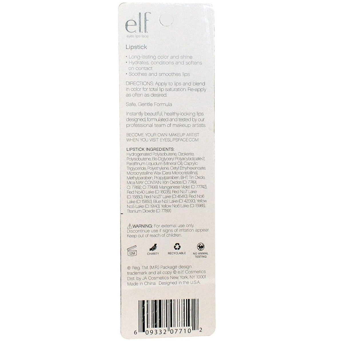 e.l.f. Lipstick, Flirtatious, 0.12 Ounce Beauty & Personal Care e.l.f.