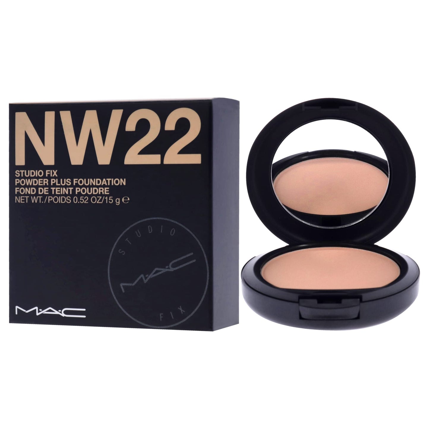 MAC Studio Fix Powder Plus Foundation - NW22 Foundation Women 0.52 oz Beauty & Personal Care MAC
