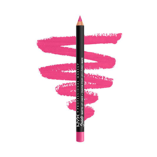 NYX PROFESSIONAL MAKEUP Suede Matte Lip Liner, Vegan Formula - Pink Lust (Hot Pink) Beauty & Personal Care NYX PROFESSIONAL MAKEUP