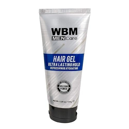 WBM Care Men Styling Hair Gel | Refreshing & Hydrating | for All Hair Types, 5.29 oz Beauty & Personal Care WBM