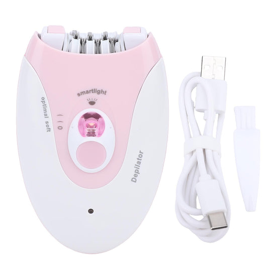 ZJchao Epilator for Women LED Light Hair Removal Device 2 Speed Settings USB Rechargeable Cordless Electric Epilator for Bikini Legs Arms ABS Material Beauty and Personal Care ZJchao