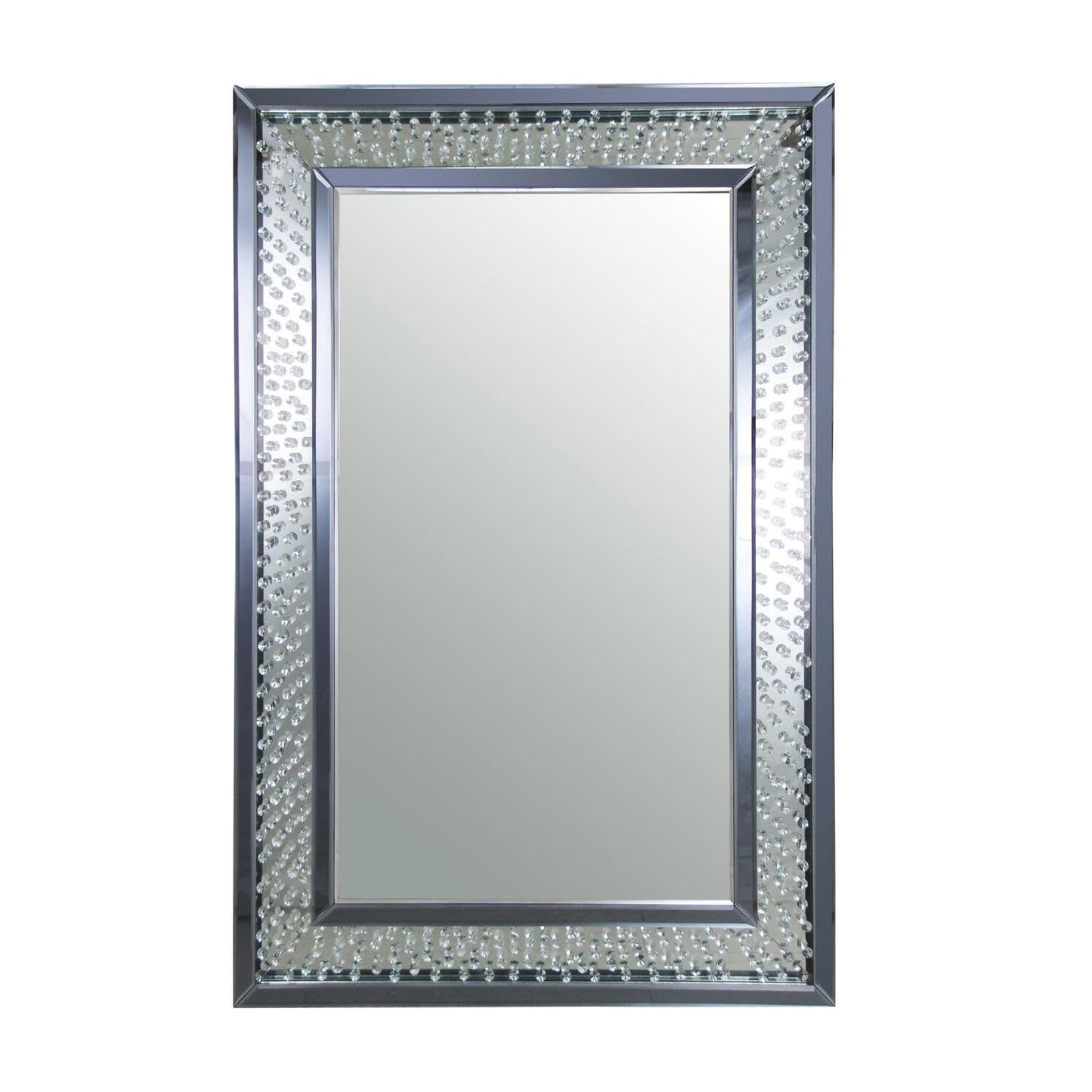 ACME Nysa Accent Mirror (Wall) - 97387 - MIrrored Beauty and Personal Care Acme