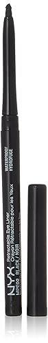 NYX Waterproof Retractable Eyeliner color MPE02 Black Beauty & Personal Care NYX