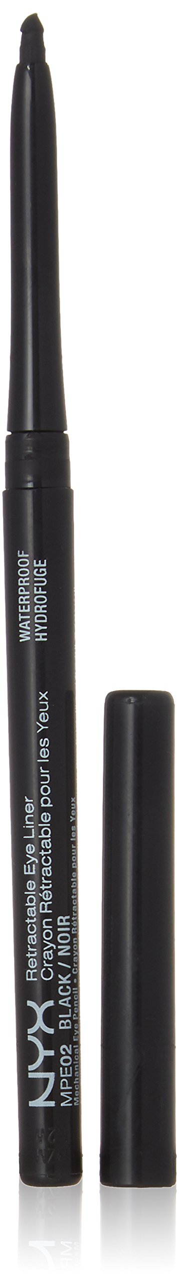 NYX Waterproof Retractable Eyeliner color MPE02 Black Beauty & Personal Care NYX