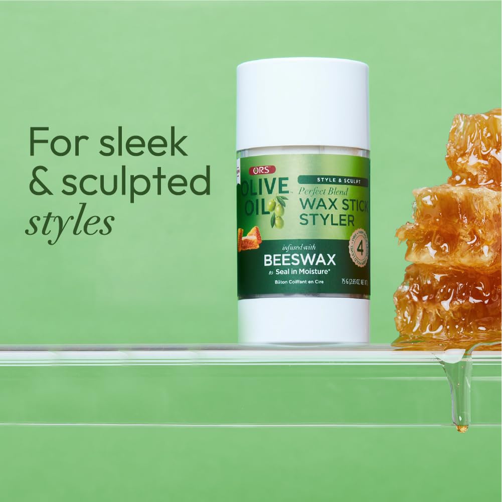 Olive Oil Style & Sculpt Perfect Blend Wax Stick Styler Infused with Beeswax to Seal in Moisture (2.6 oz) Beauty & Personal Care Olive Oil