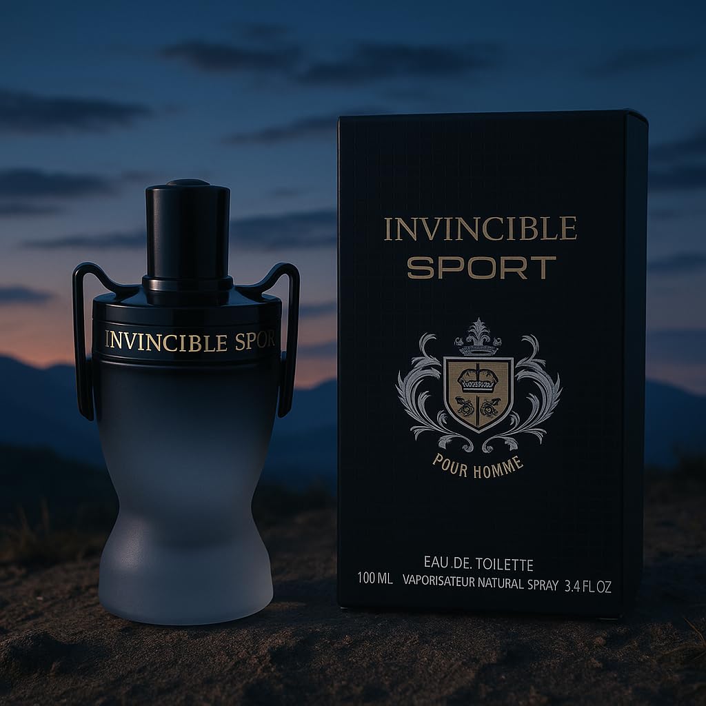 MCH BEAUTY LLC Invincible Platinum Men's Cologne 3.4 Fl. Oz. Eau de Toilette Spray (Sport) Beauty & Personal Care MCH BEAUTY LLC