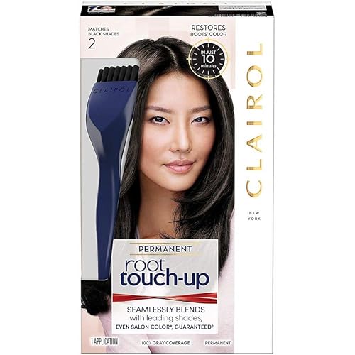 Clairol Permanent Root Touch-Up, Black [2], 1 ea (Pack of 6) Beauty & Personal Care Clairol