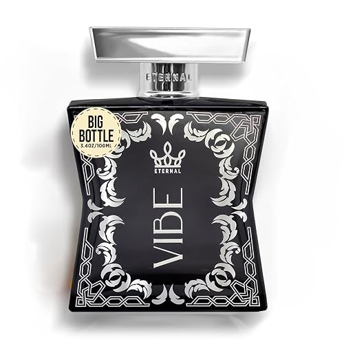 Eternal Fragrance - Eternal Vibe - Original Scent - 3.4 oz (100ml) - Eau De Parfum - Long-lasting - Vegan - Clean Ingredients - Cologne Spray for Men Beauty & Personal Care Eternal Fragrance