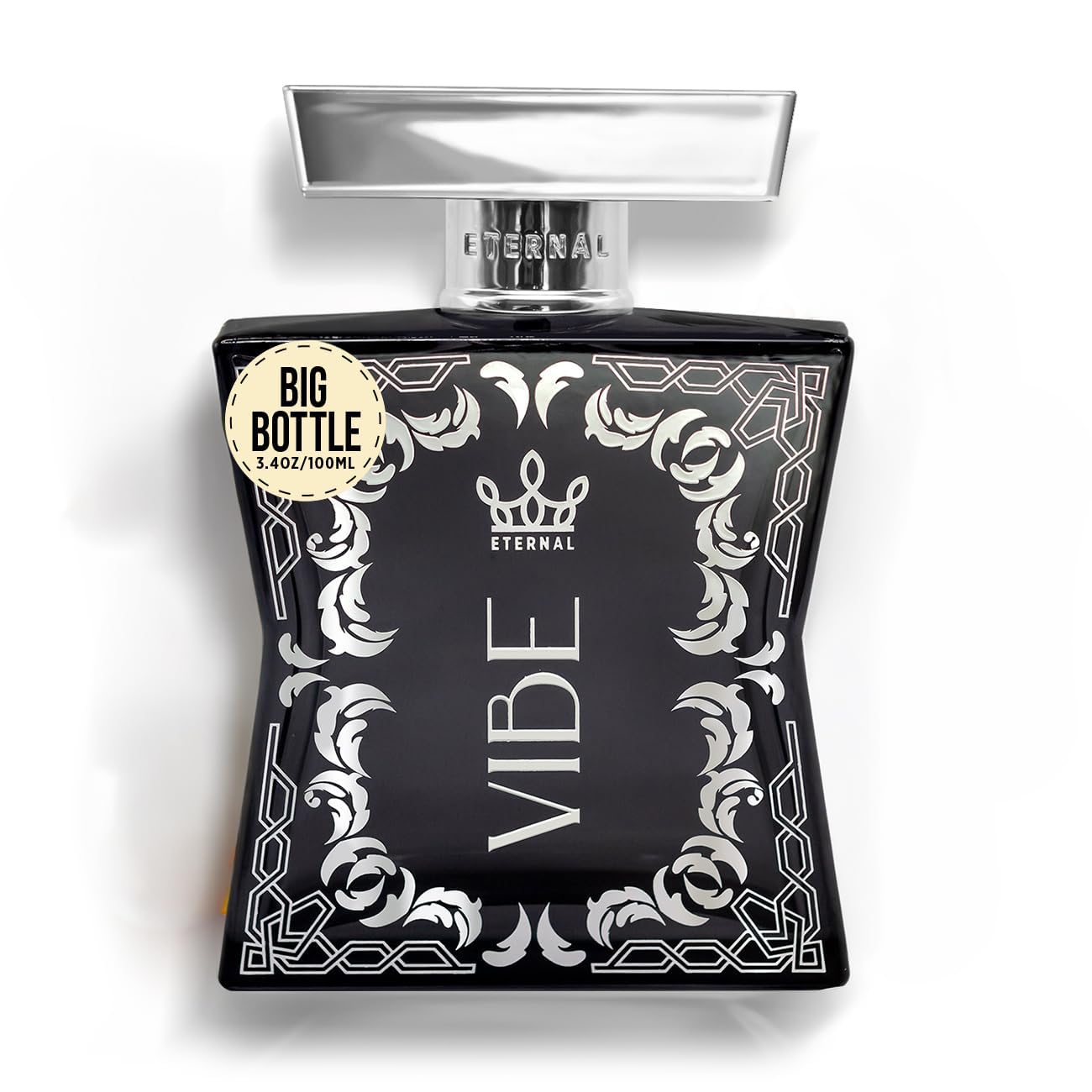Eternal Fragrance - Eternal Vibe - Original Scent - 3.4 oz (100ml) - Eau De Parfum - Long-lasting - Vegan - Clean Ingredients - Cologne Spray for Men Beauty & Personal Care Eternal Fragrance