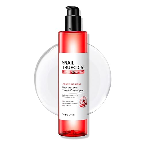 SOME BY MI Snail Truecica Miracle Repair Toner - 4.6Oz, 135ml - Made from Snail Mucin for Sensitive Skin - Daily Repair Face Toner with Skin Texture Beauty & Personal Care SOME BY MI