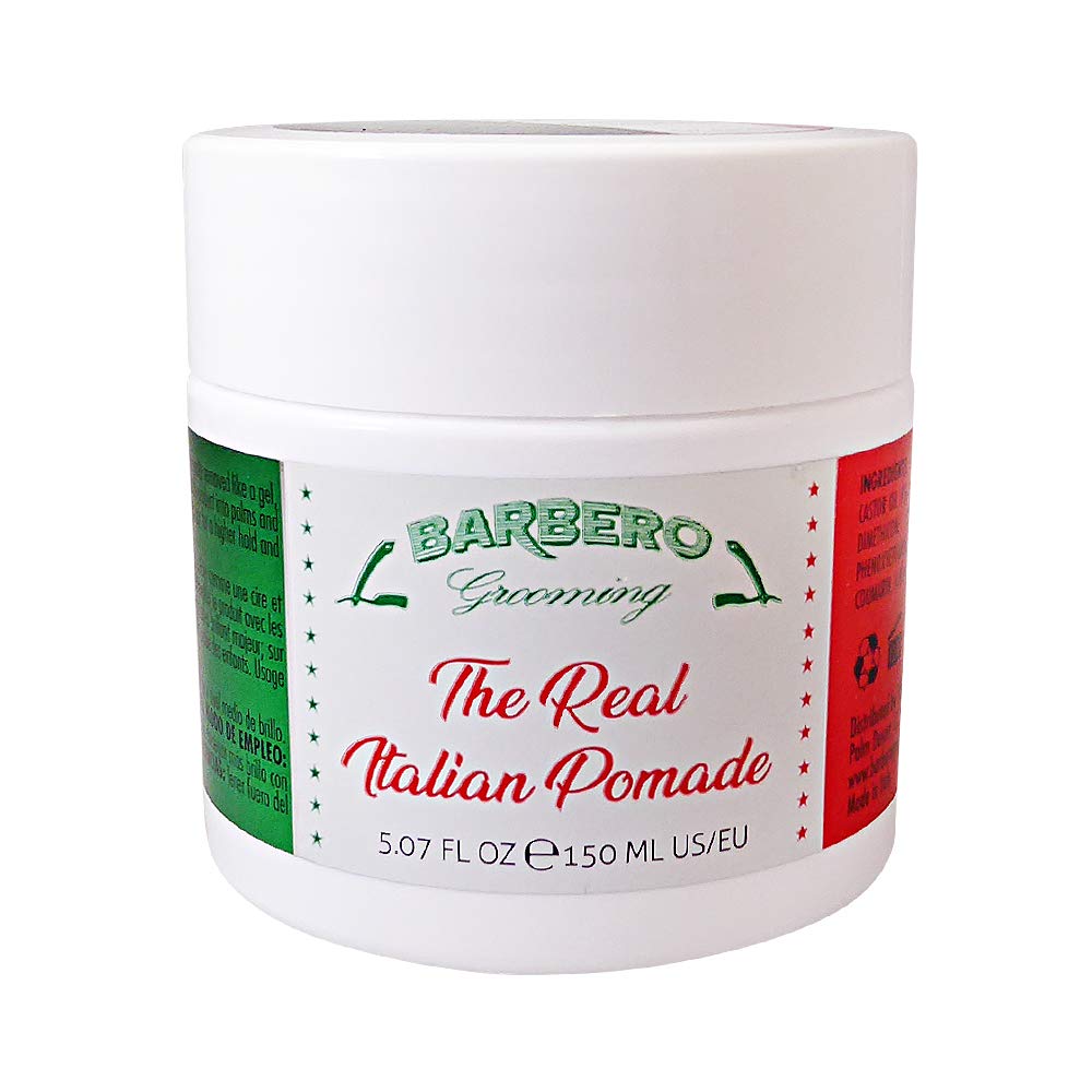 Barbero Grooming the Real Italian Pomade Medium Hold 5.07 oz / 150 ml pack of 6 Beauty & Personal Care Barbero