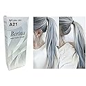 Berina A21 Light Grey Silver Permanent Hair Dye Color Cream Unisex - Punk Style Beauty & Personal Care Berina