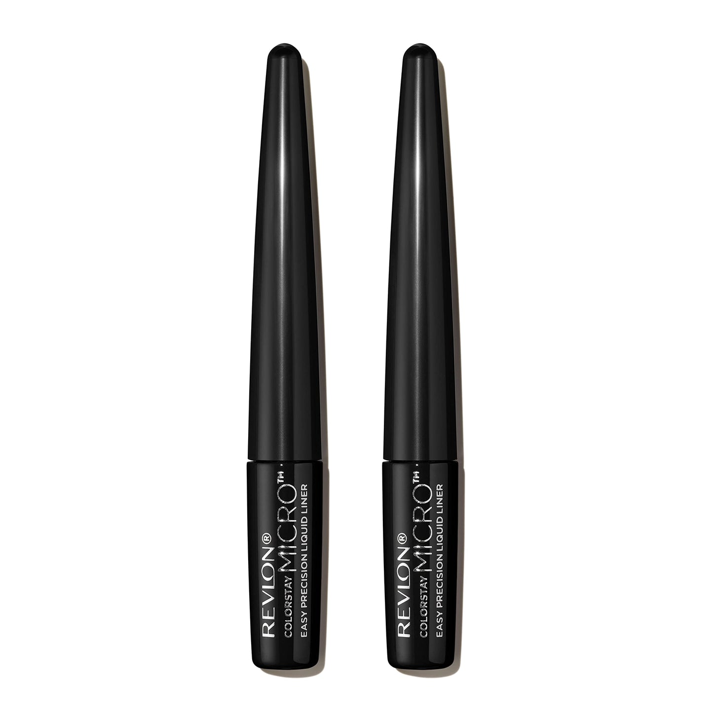 REVLON ColorStay Micro Easy Precision Liquid Eyeliner, Waterproof, Smudgeproof, Longwearing with Felt Tip Applicator, 301 Blackout, 2 pack Beauty & Personal Care REVLON