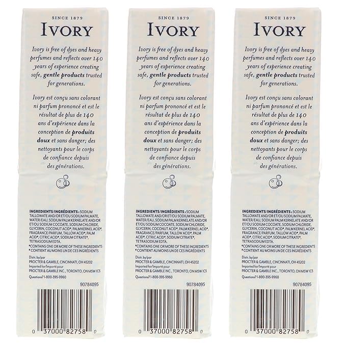 Ivory Soap, Original 4 oz Bars 10 ea (Pack of 6)