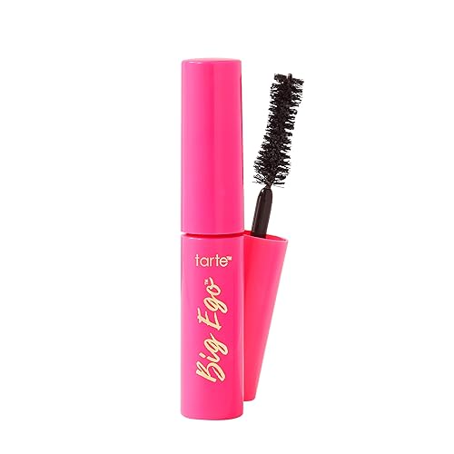 tarte big ego mascara - Ultra-Black, Long-Wear Vegan Mascara for Full Sizeer, Longer, Volumized Lashes, Cruelty Free Beauty & Personal Care tarte