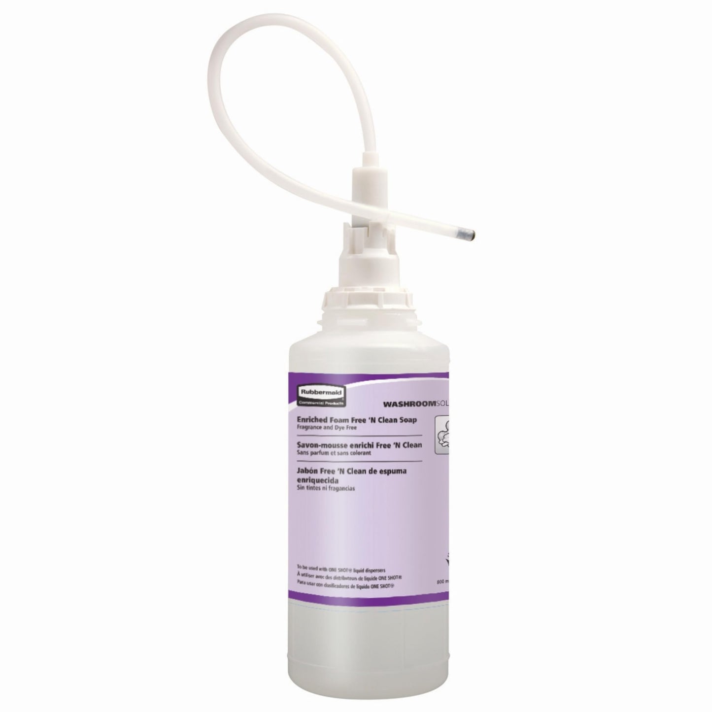 Rubbermaid Commercial Products OneShot Dye & Fragrance Free Foam Hand Soap Refill 800mL Green Seal Certified Compatible with RCP's Touchless OneShot Beauty & Personal Care Rubbermaid Commercial Products