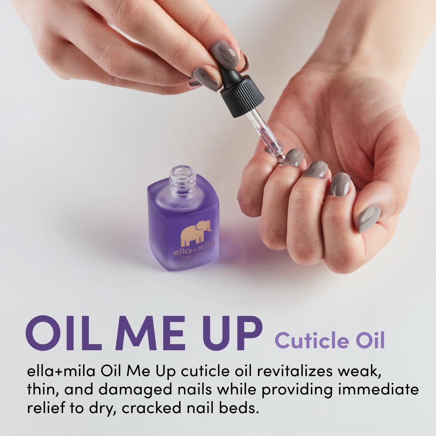 ella+mila Premium Cuticle Oil for Nail Growth - Fingernail Care Treatment with Lavender & Vitamin E - Strengthening Nail Oil for Damaged Fingernails Beauty & Personal Care ella+mila