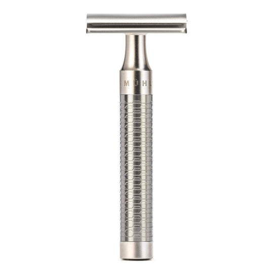 MÜHLE ROCCA R94 Double Edge Safety Razor (Closed Comb) - Pure Matt Stainless Steel - Perfect for Everyday Use - Barbershop Quality Close Smooth Shave Beauty and Personal Care MÜHLE