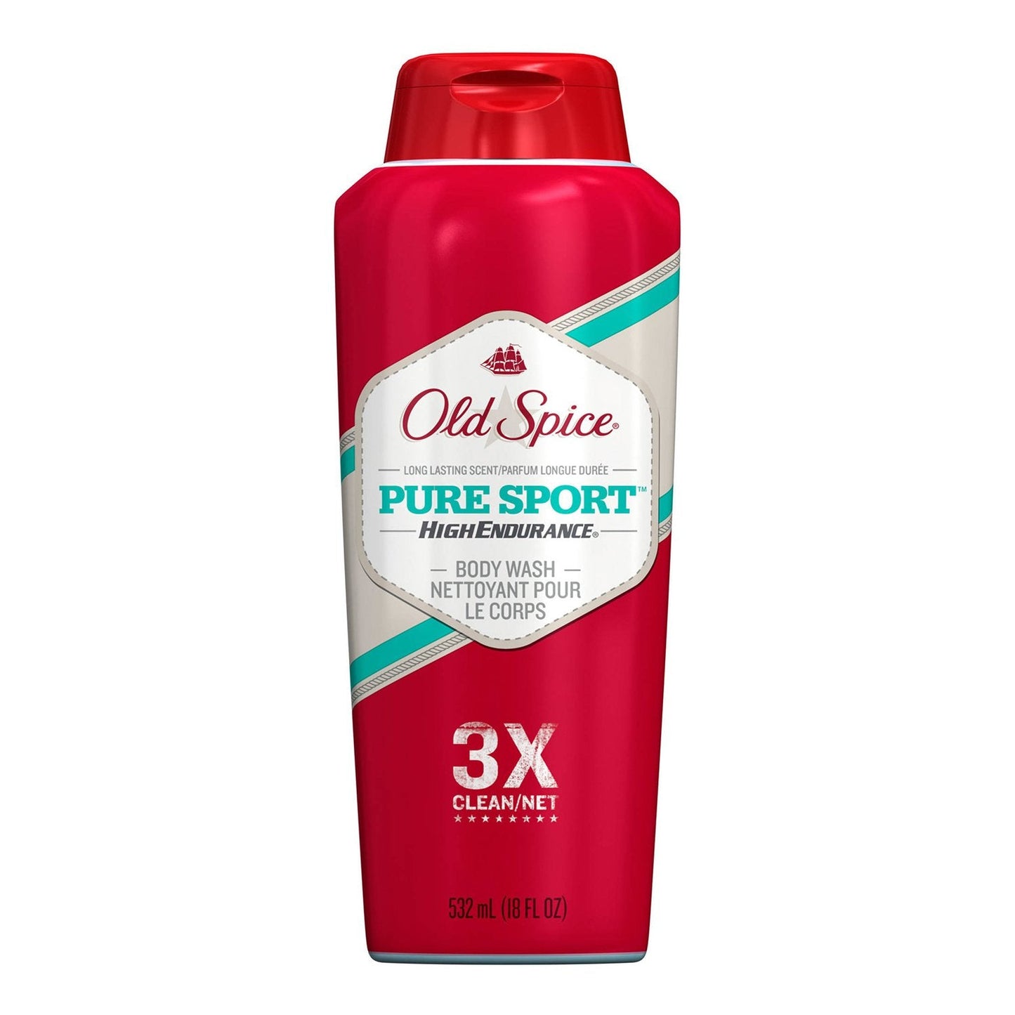 Old Spice High Endurance Body Wash, Pure Sport, 18 Fl Oz Beauty & Personal Care Old Spice