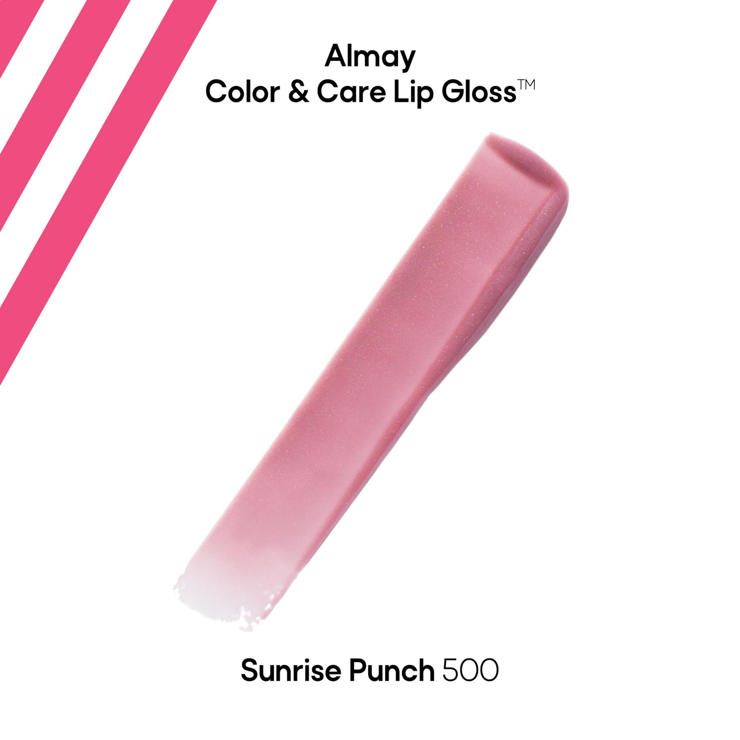 Almay Color & Care Hydrating Lip Gloss, Soft Natural Hues, Prebiotic Complex, Hyaluronic Filling-Sphere Technology, 500 Sunrise Punch, 0.1 Fl Oz Beauty & Personal Care Almay