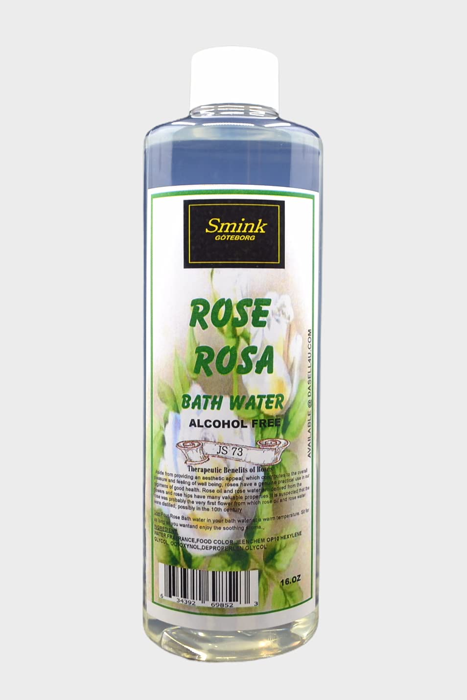 Smink White Rose Bath Water (16 oz) Beauty & Personal Care Smink