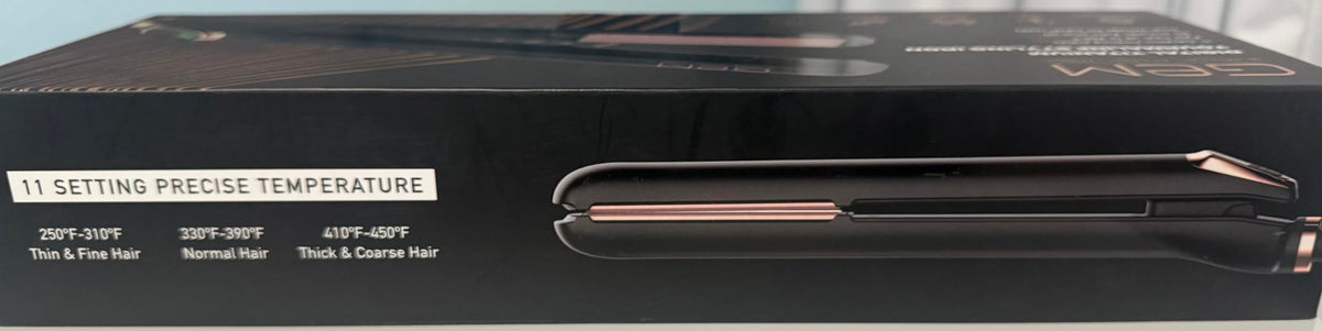 GEM Glamour Energy Magic 3X Moisture Protection 1" Digital Styling Iron