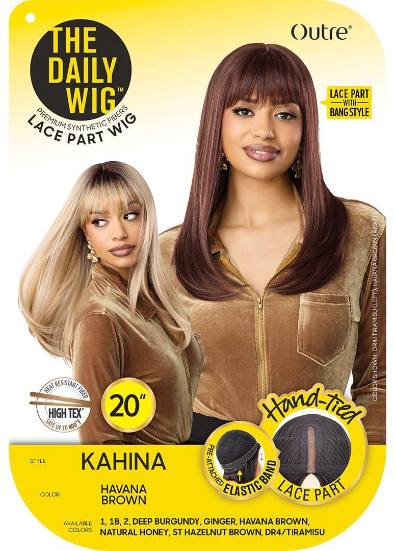 Outre The Daily Wig - Lace Part Wig - Kahina (JET BLACK 1)