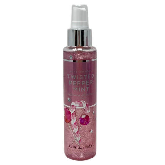 Bath & Body Works Twisted Peppermint 4.9 Oz Diamond Shimmer Mist, 4.9 Ounce Beauty & Personal Care Bath & Body Works