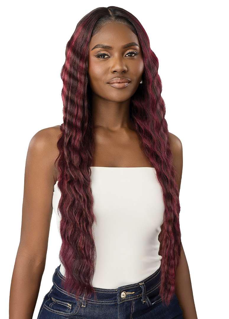 Outre Lace Front Wig - Melted Hairline - MH 133 (OFF BLACK 1B)