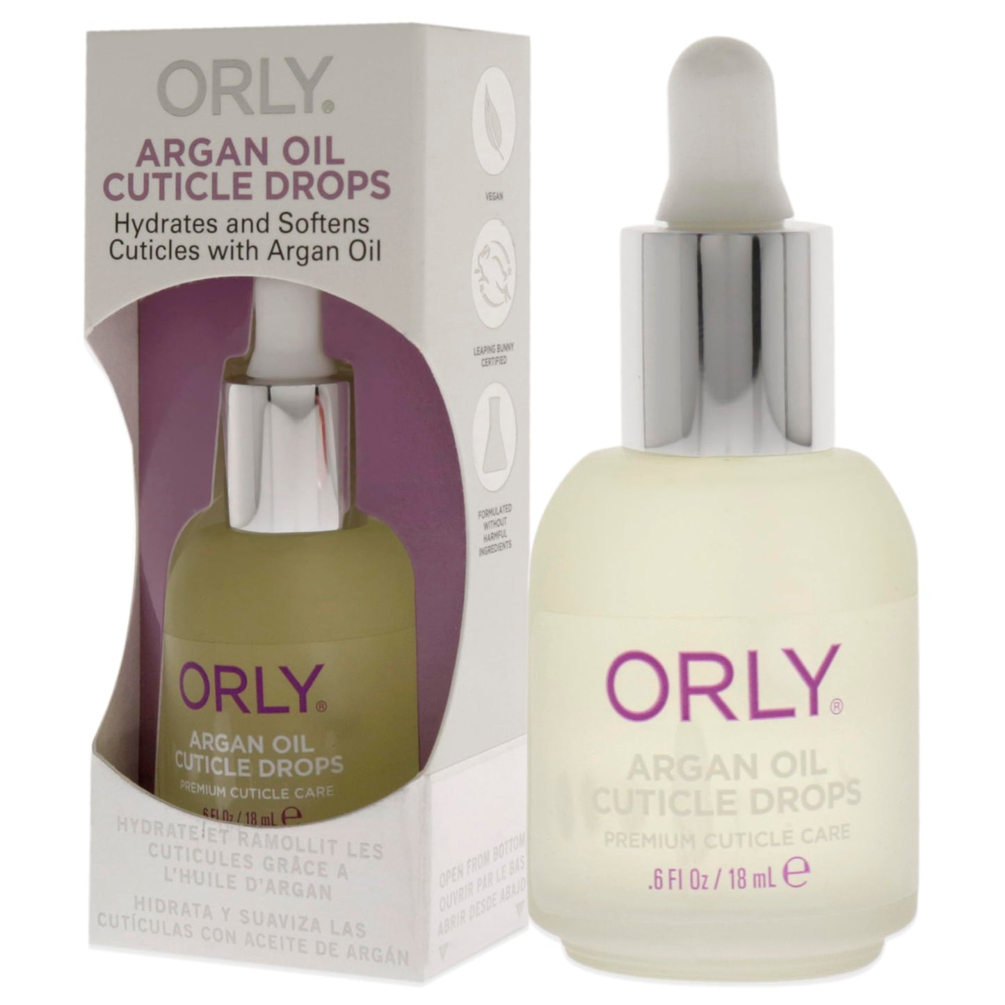 Argan Oil Cuticle Drops by Orly for Women - 0.6 oz Oil Beauty & Personal Care Orly