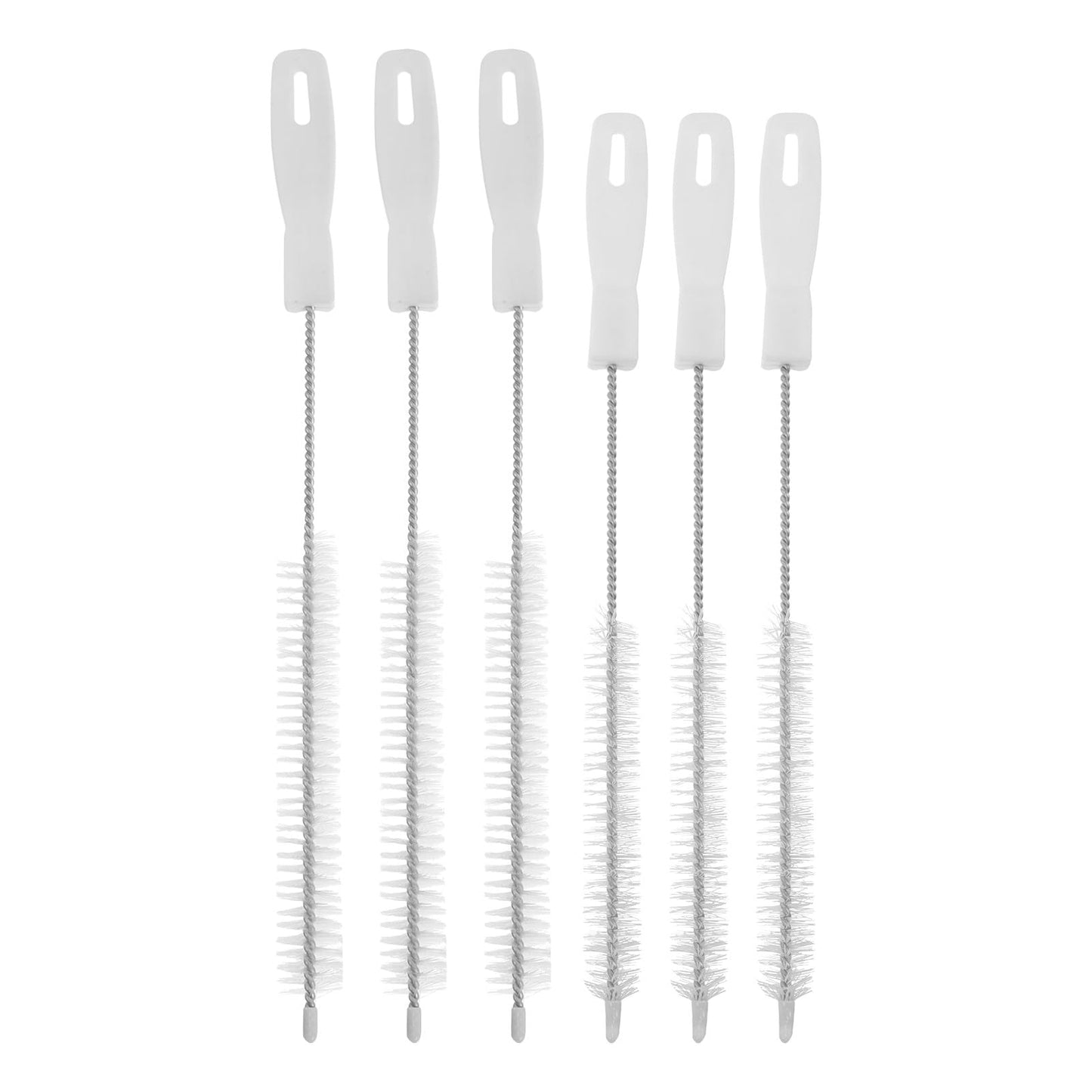 Gogogmee 6pcs Foot and Toe Cleaning Brushes for Shower - Long Handle Soft & Firm Bristle Foot Scrubber - Between Toe Cleaning Brush for Elderly Beauty and Personal Care Gogogmee