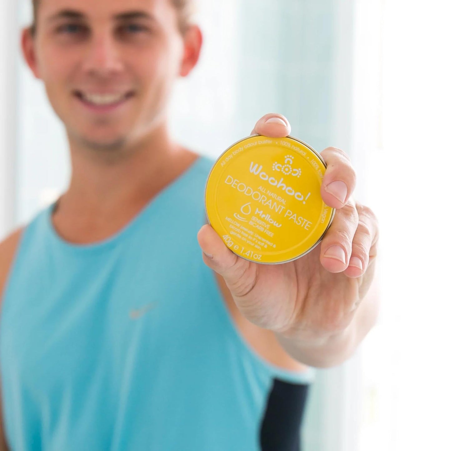 Woohoo Deodorant Paste Mellow (Sensitive) Tin 60g Beauty and Personal Care Woohoo Body