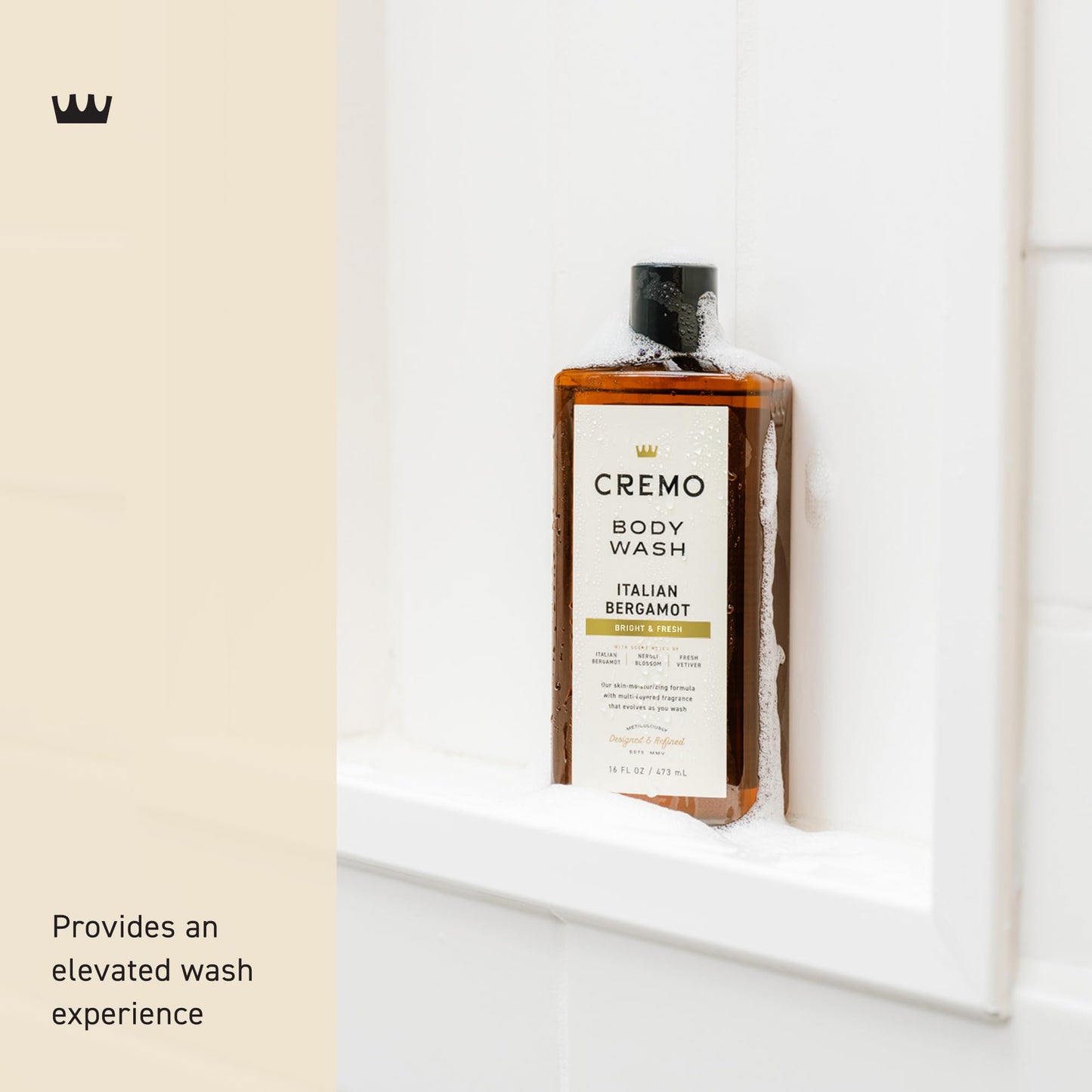 Cremo Body Wash for Men, Rich-Lathering Italian Bergamot, 16 Fl Oz Beauty & Personal Care Cremo