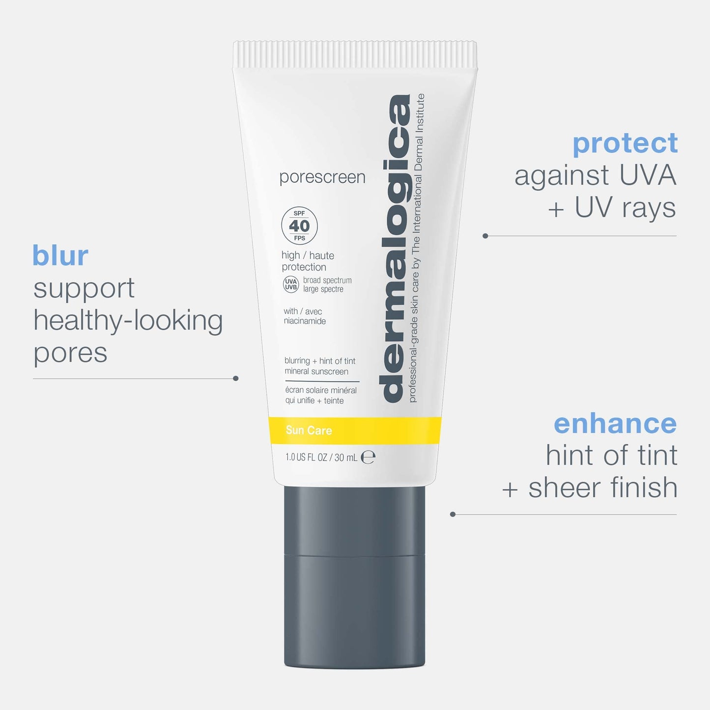 Dermalogica Porescreen Mineral Sunscreen SPF 40 for Face, Sun Protector and Pore Supporting Primer with Zinc Oxide, Multitasking Premakeup Sunblock Beauty & Personal Care Dermalogica