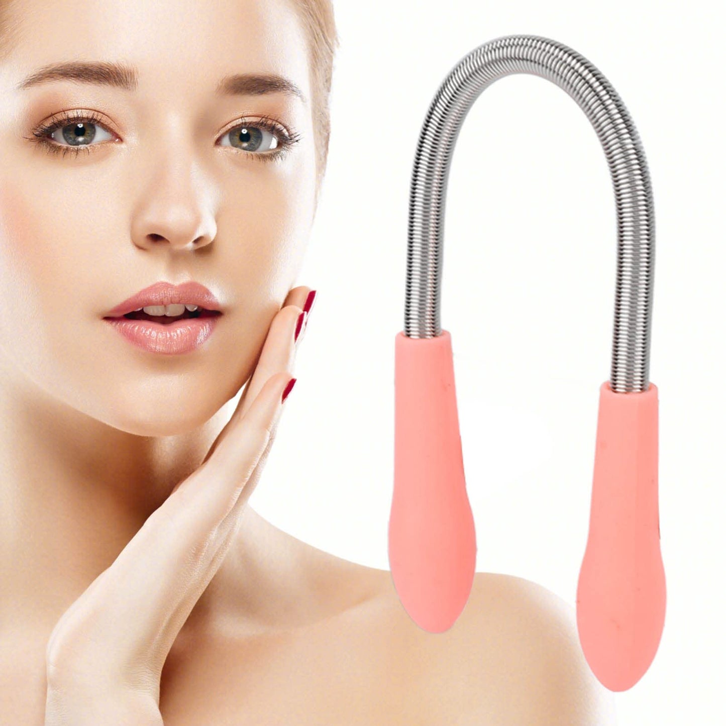 Spring Hair Remover Skin Hair Exfoliator Hair Removal Spring Professional Women Threading Hair Epilator for Upper Lip Chin Cheeks Beauty and Personal Care Dioche