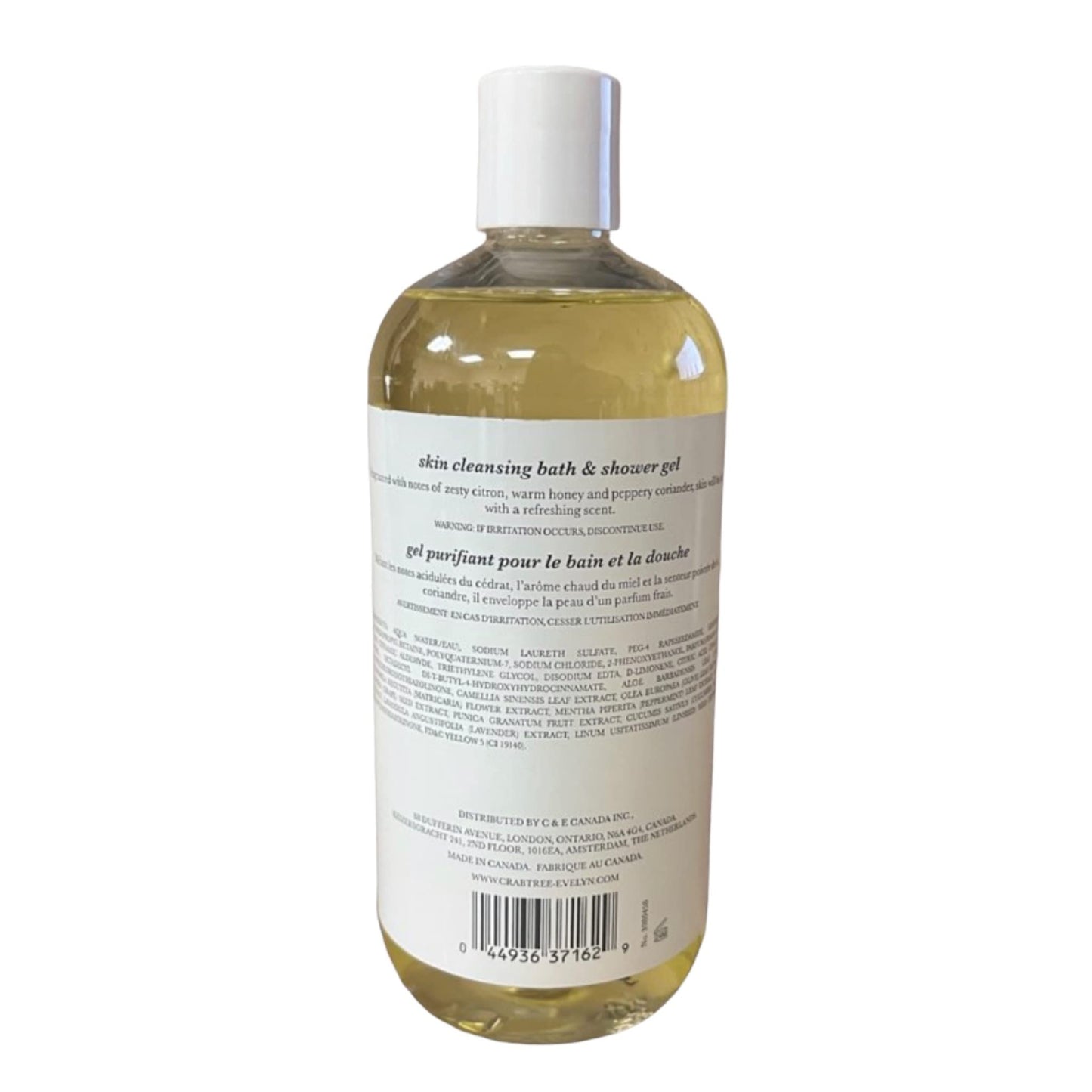 Crabtree & Evelyn CITRON Skin Cleansing Bath & Shower Gel 16.9 OZ Beauty & Personal Care Crabtree & Evelyn