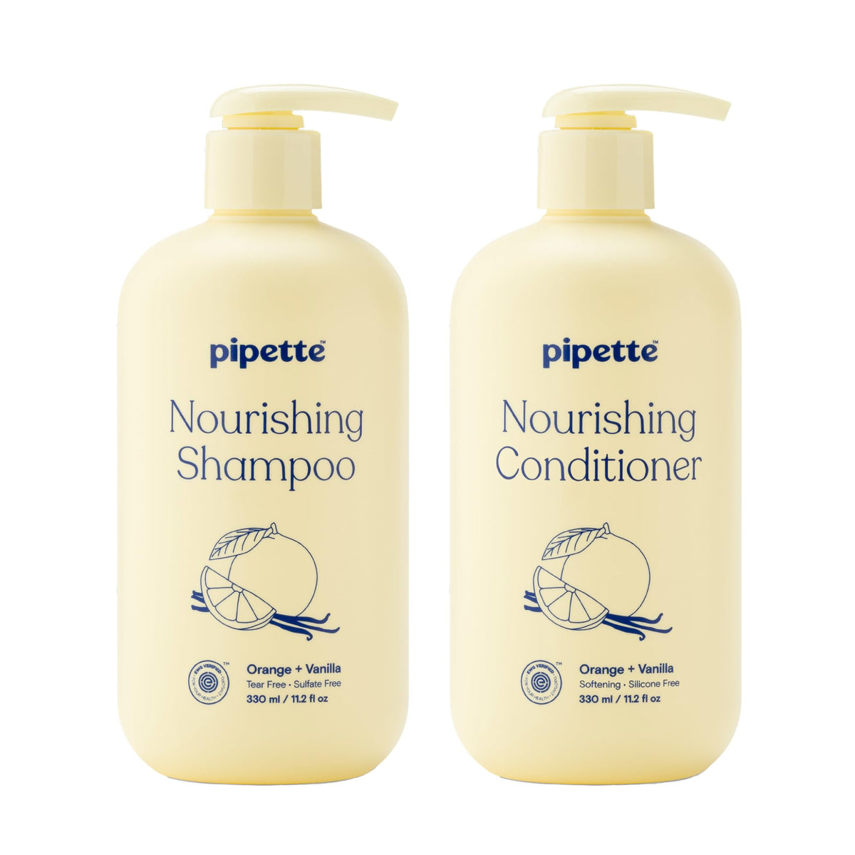 Pipette Kids Daily Nourishing Shampoo & Conditioner Duo (Pack of 2)