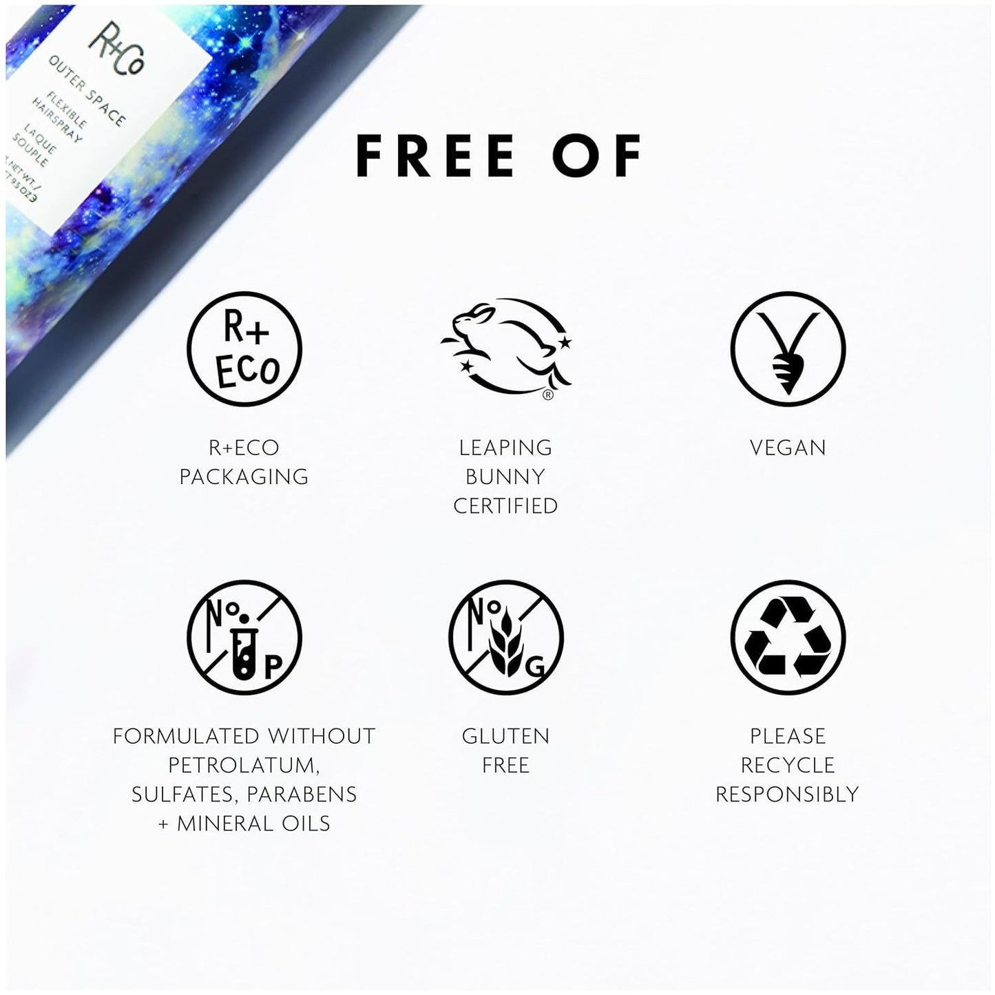R+Co Hair Spray Set for Volume and Hold | Outer Space & Balloon Hairsprays | Instant Volume and Texture | Lightweight For Long Lasting Hairstyles | Beauty & Personal Care R+Co