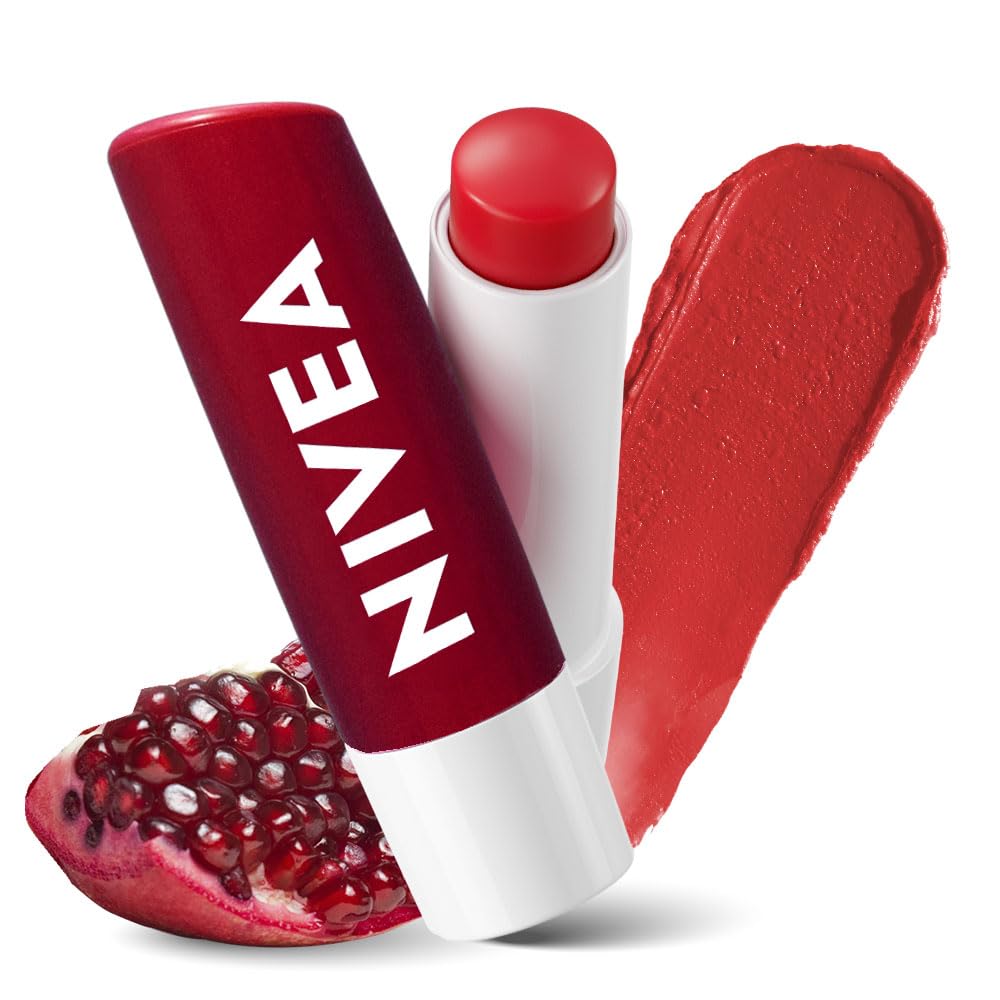 NIVEA Lip Balm, Pomegranate Shine, 4.8g Beauty and Personal Care NIVEA