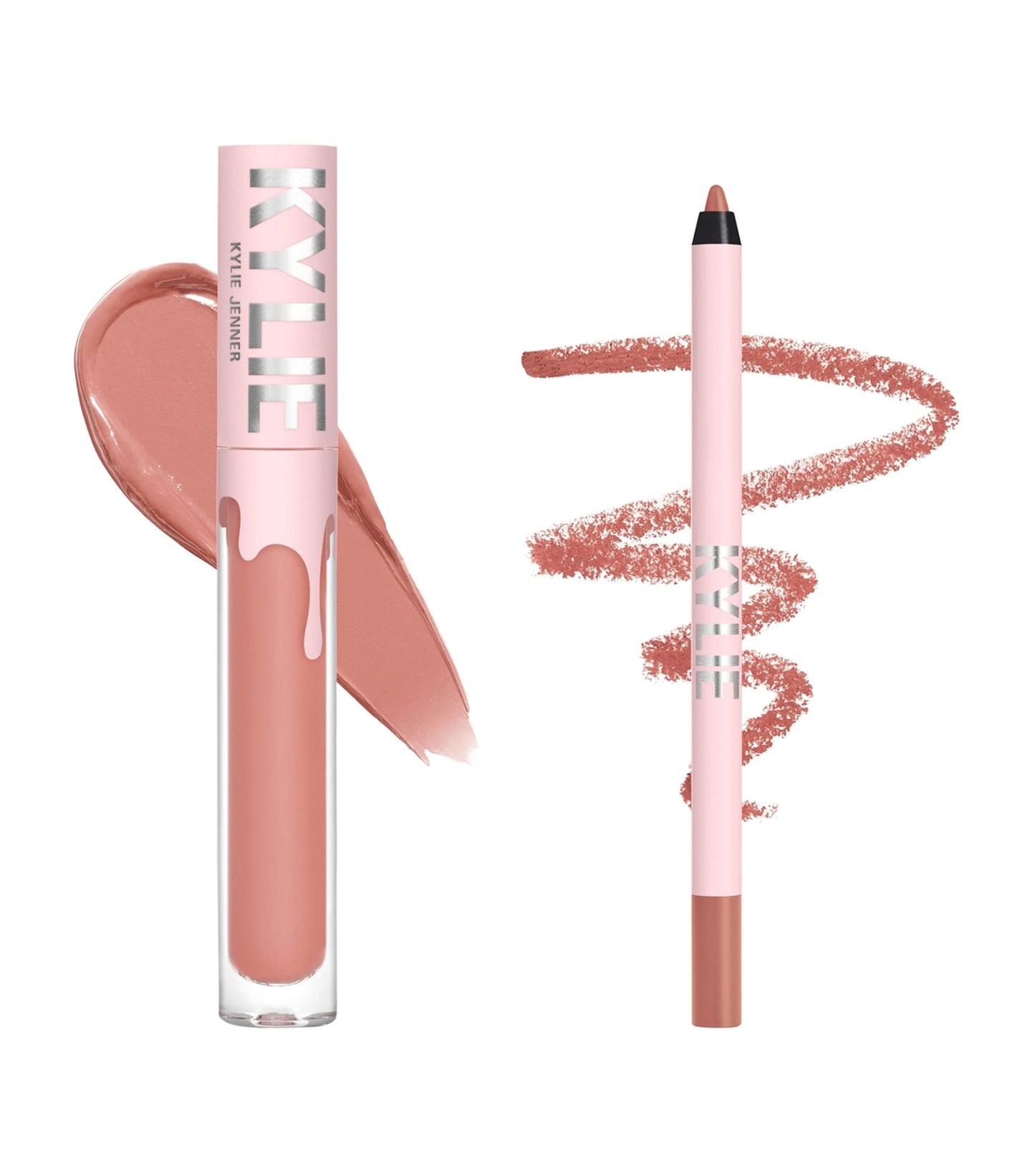 Kylie Jenner Cosmetics Lip Kit -(Bare) Liquid Lipstick And Lip Liner Matte Beauty & Personal Care KYLIE