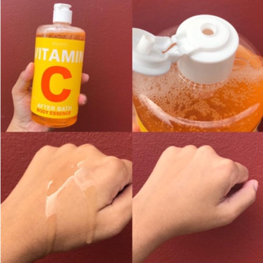SCENTIO Vitamin C After Bath Body Essence 450 ML., 15.87 Fl Oz (Pack of 1) Beauty & Personal Care SCENTIO